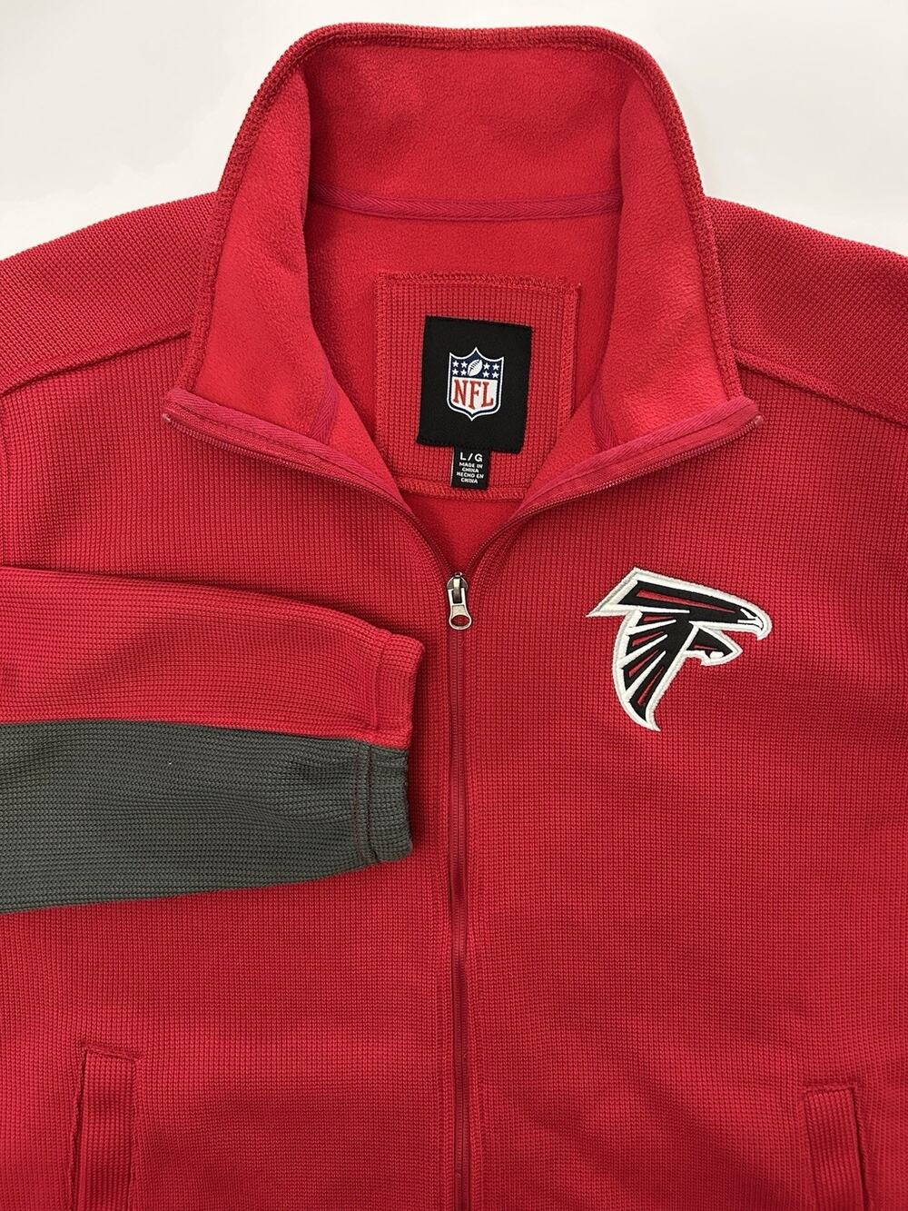Atlanta Falcons Darius Rucker Collection Red Full Zip Jacket Men’s Large